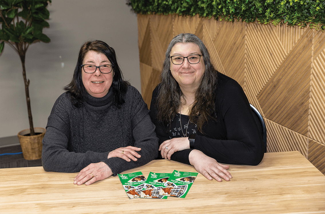 Valérie Williamme, intervenante en développement familial, et Nicole Gagnon est co-coordonnatrice, du Centre de ressources pour familles, à Pluri-elles.
