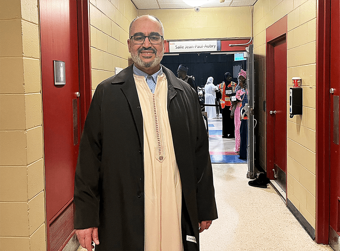 Youssef Bezzahou, président du Centre islamique francophone du Manitoba (CIFM).