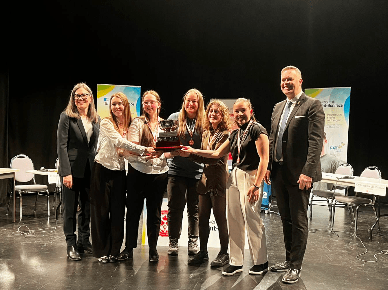 Les membres du Collège Nouvelles Frontières qui ont gagné cette édition 2026.