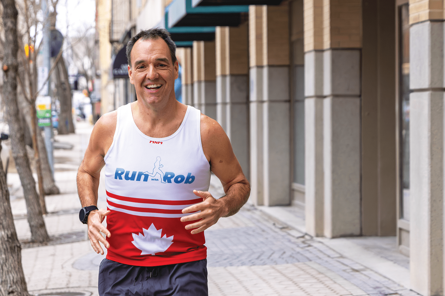 Le marathon de New York aura lieu en novembre. Robert Tétrault offre la chance à une personne d'y participer avec lui.