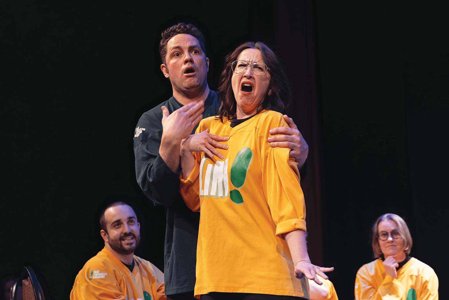 Les vétérans Roger Durand et Lynne Connelly. 