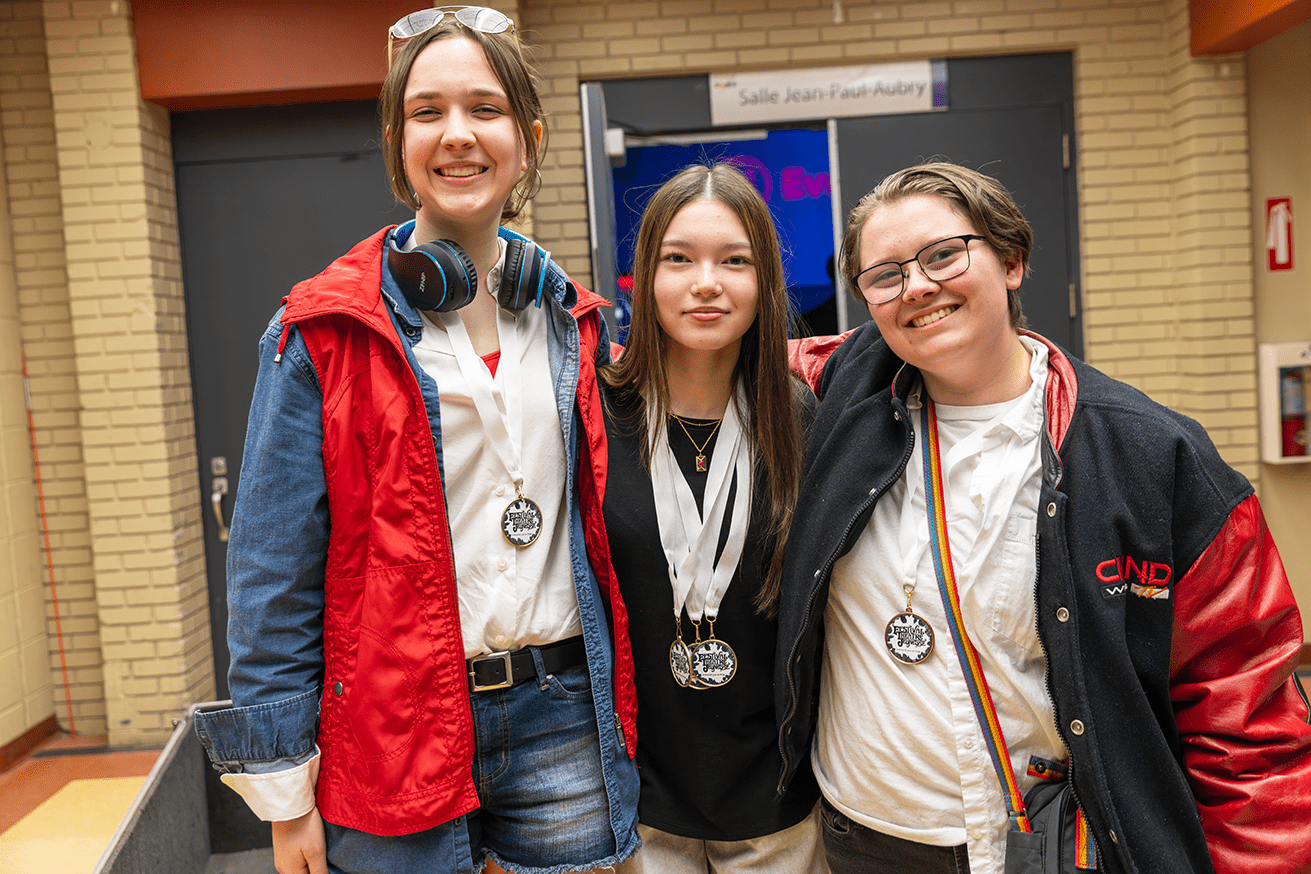 Emma Diduke, Emmanuelle Guimond et Elizabeth Kirkness.