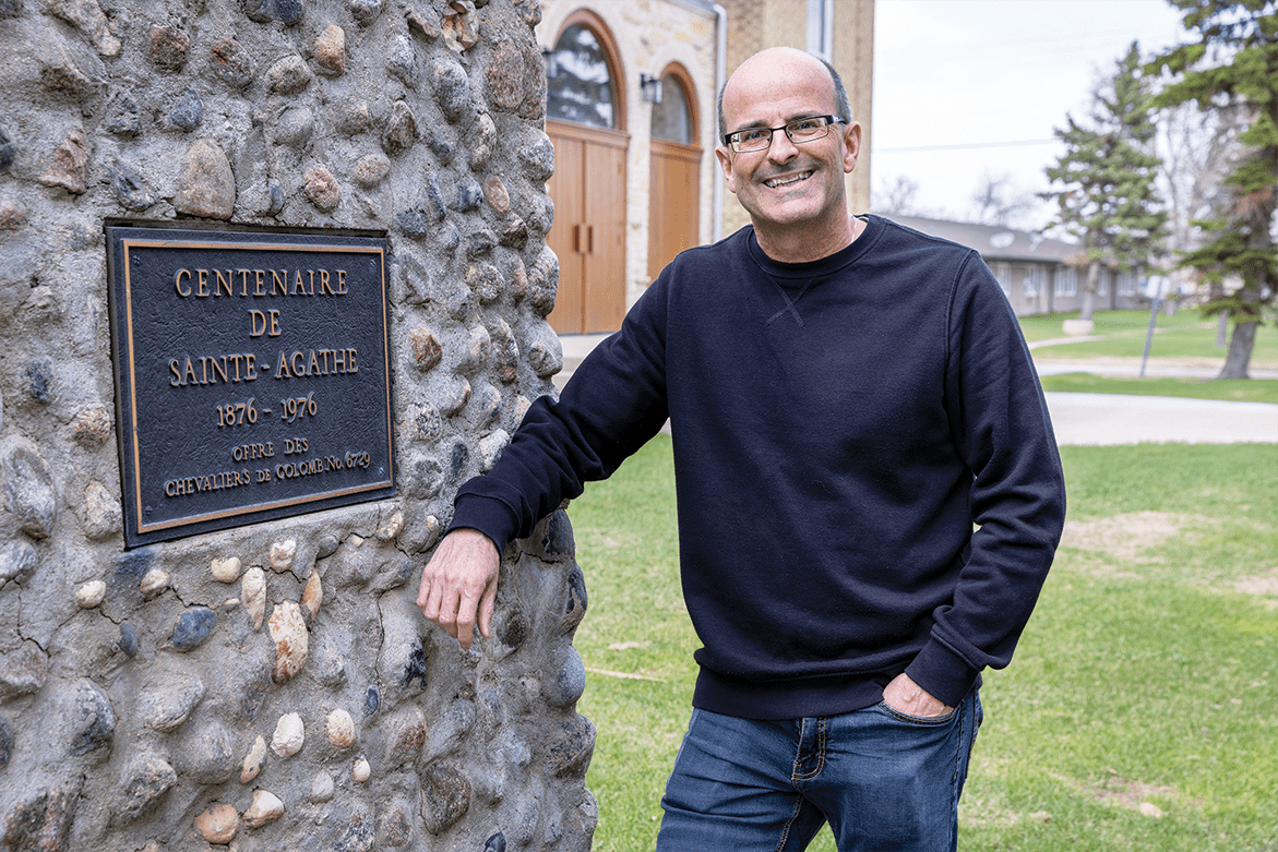 Joel Lemoine, conseiller municipal pour Sainte-Agathe.