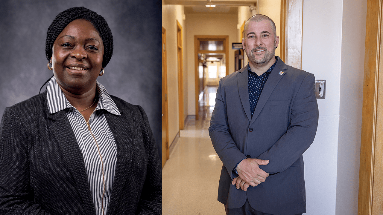 Mireille Kazadi, nommée directrice des Services aux élèves de la DSFM. Joel Mangin, nommé directeur général adjoint de la DSFM.