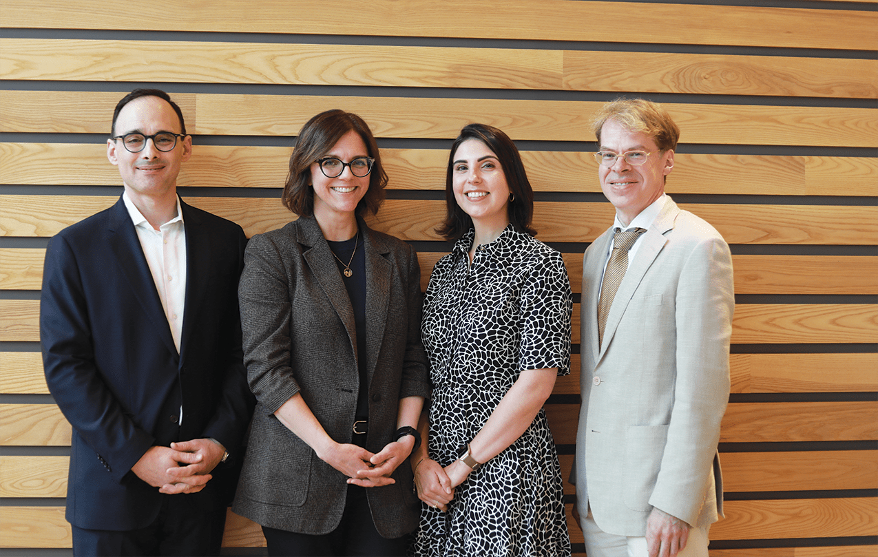 Ben Adaman, Kerri Walters, Geneviève Roy-Wsiaki et Jean-Christian Plea.