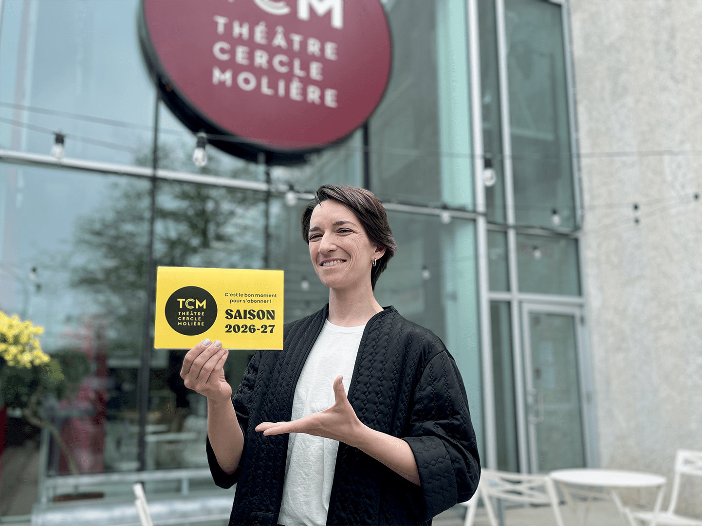 Marie-Ève Fontaine, co-directrice générale et directrice artistique du Théâtre Cercle Molière, est ravie de partager sa première pleine saison dans le poste avec le public.