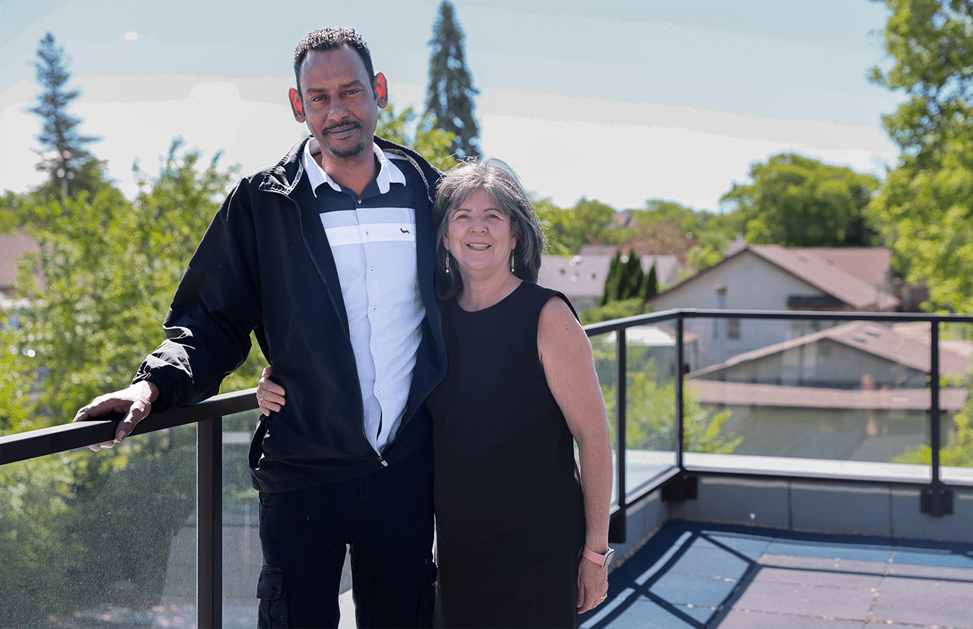 Ahmed Ibrahim et Rachel LeGal.