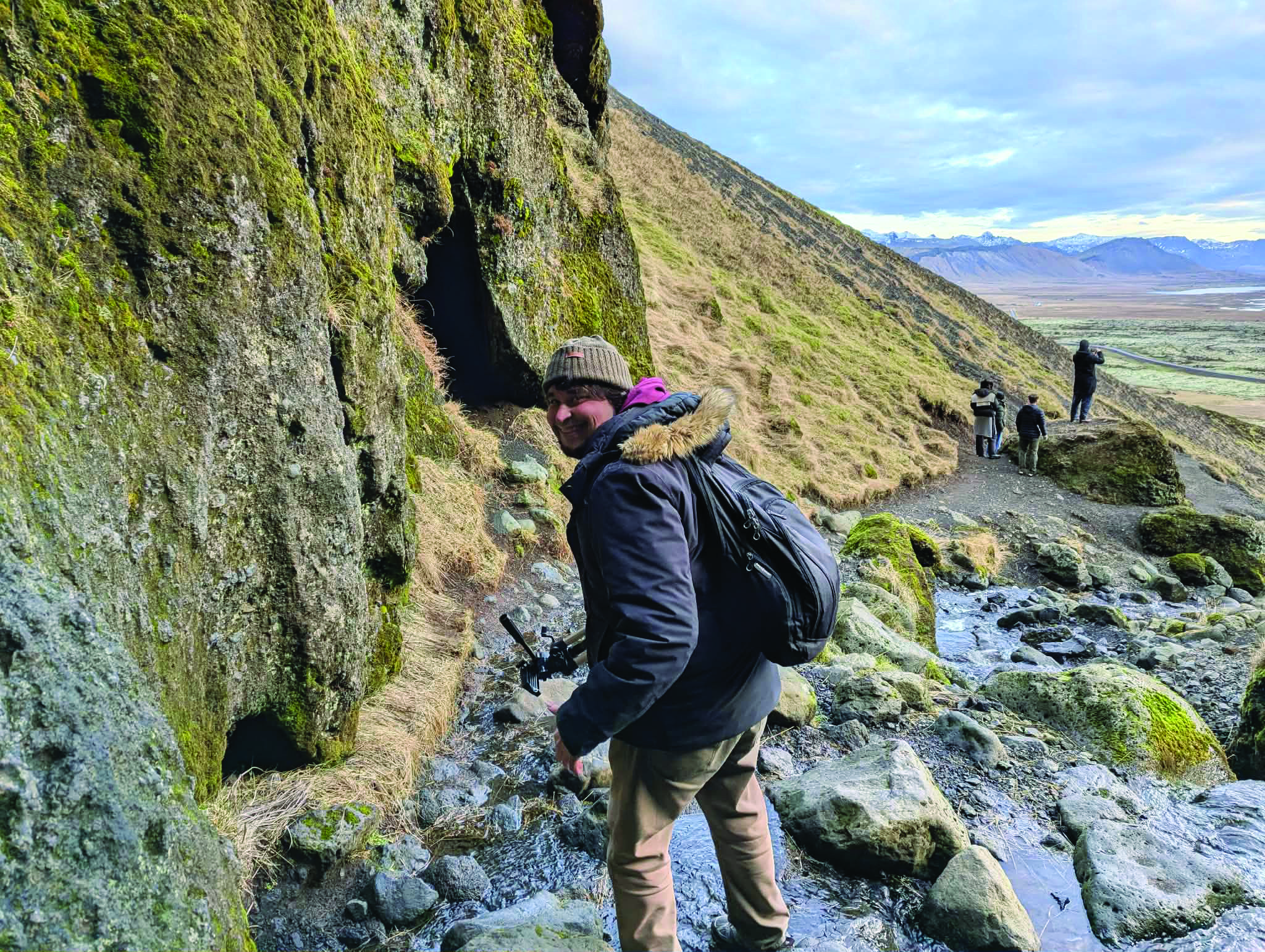 Julien Nayet-Pelletier en tournage en Islande pour Julien Looks Under Things: Under Iceland’s Waters. (Photo : Gracieuseté Julien Nayet-Pelletier)