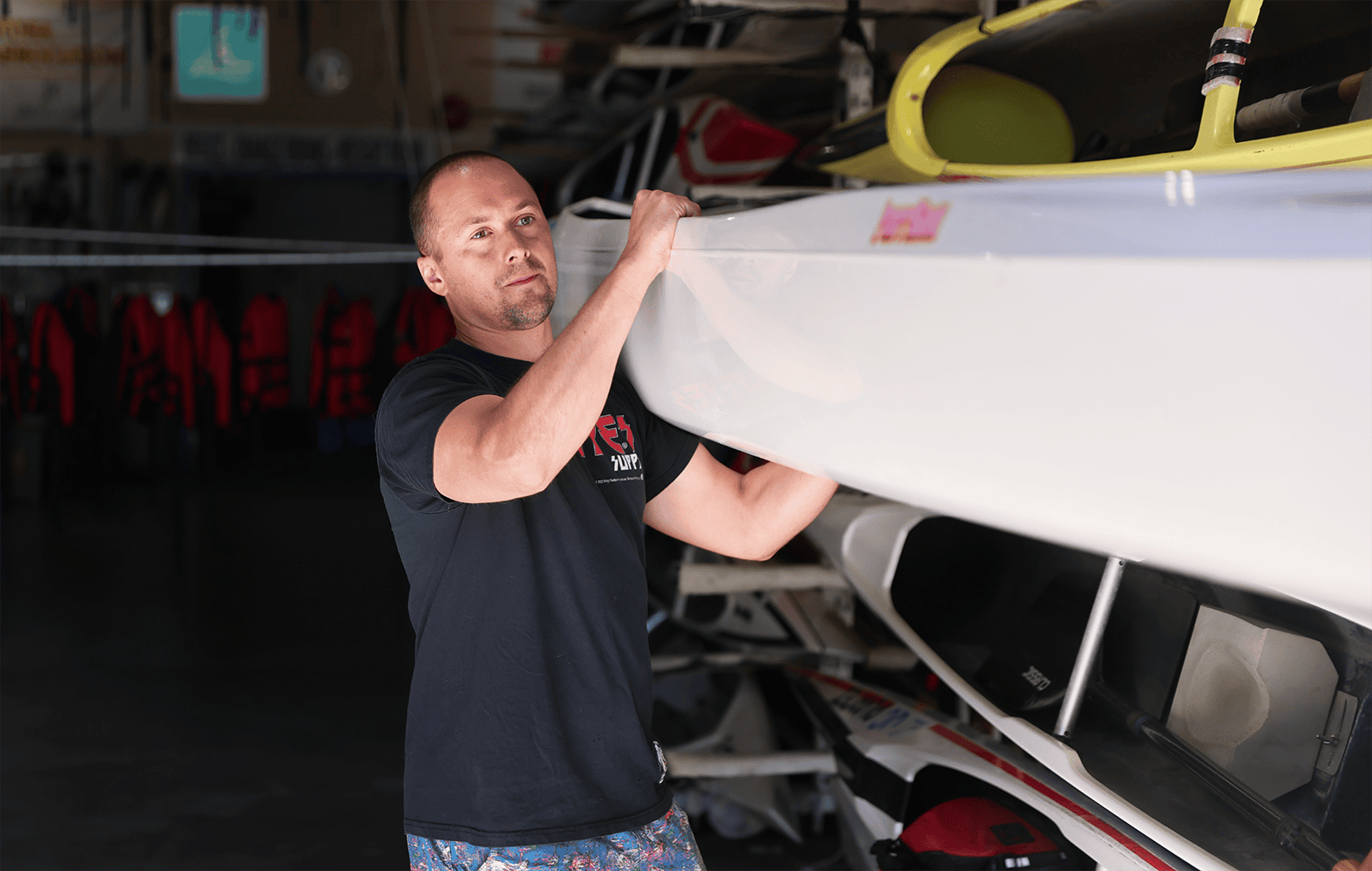 Pierre Arbez est gérant des programmes récréatifs au Manitoba Canoe & Kayak Centre.