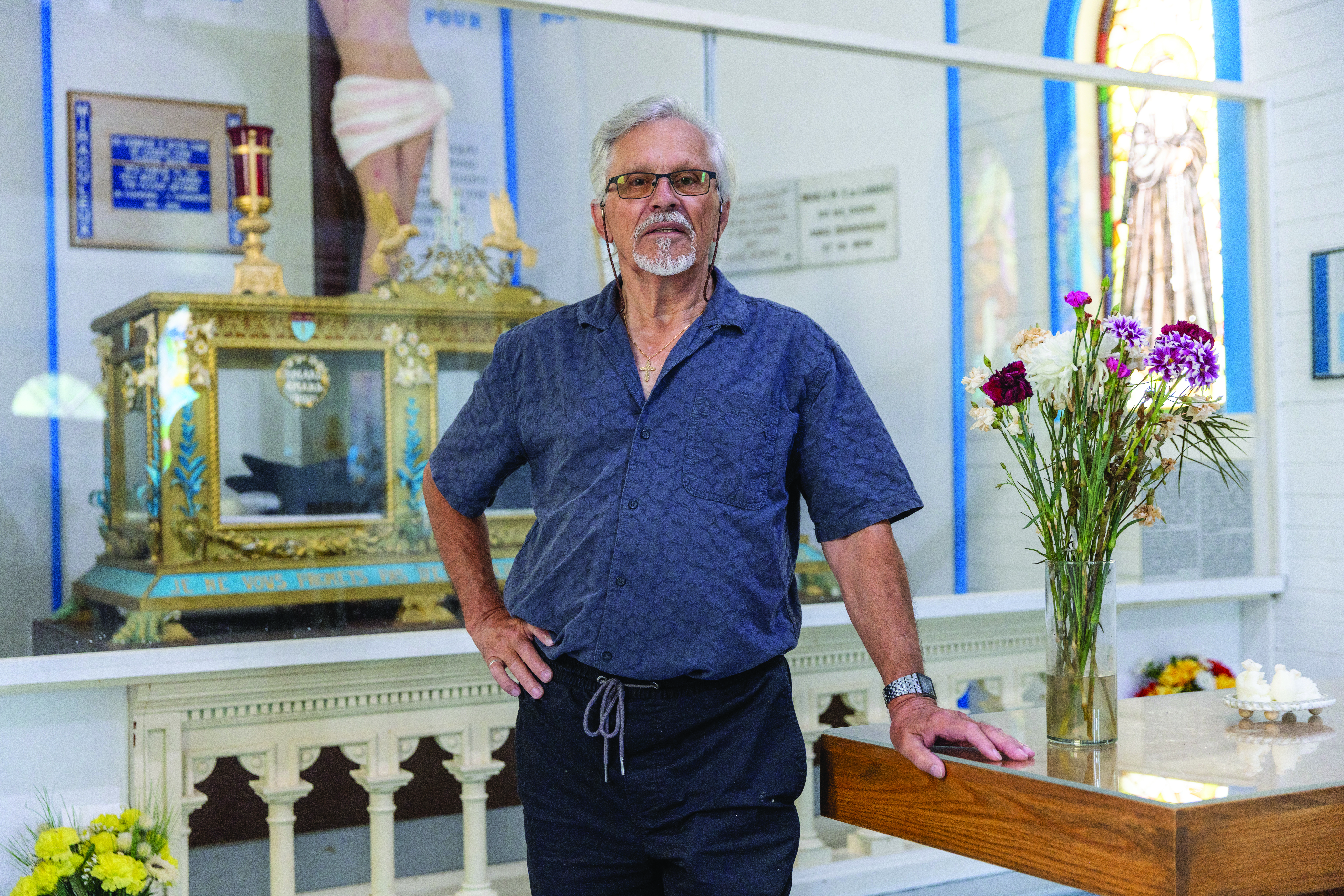Léo Roch, président du Comité Ave Maria. (Photo: Marta Guerrero)