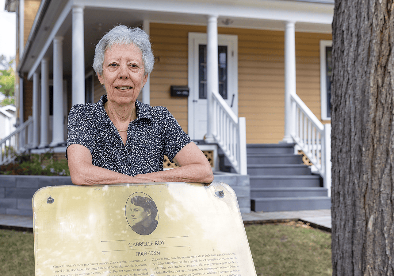Louise Plamondon, présidente du conseil d’administration de la Maison Gabrielle-Roy.
