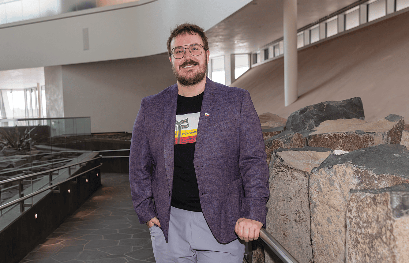 Derrek Bentley, président de la Société de la francophonie manitobaine (SFM).