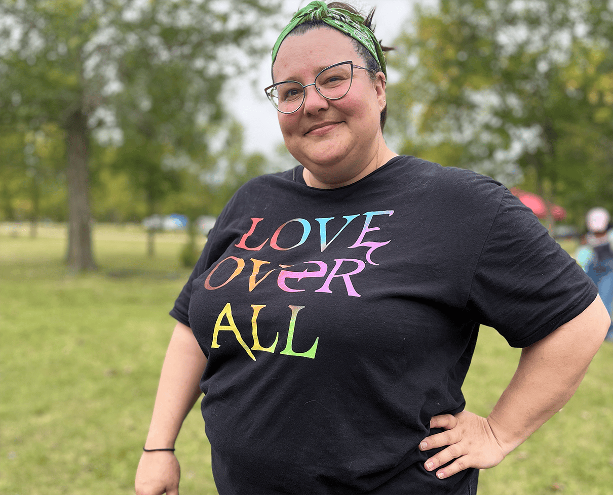 Janelle Howatt est venue au camp avec sa famille pour la deuxième fois cette année, après avoir beaucoup apprécié l’évènement en 2025. 