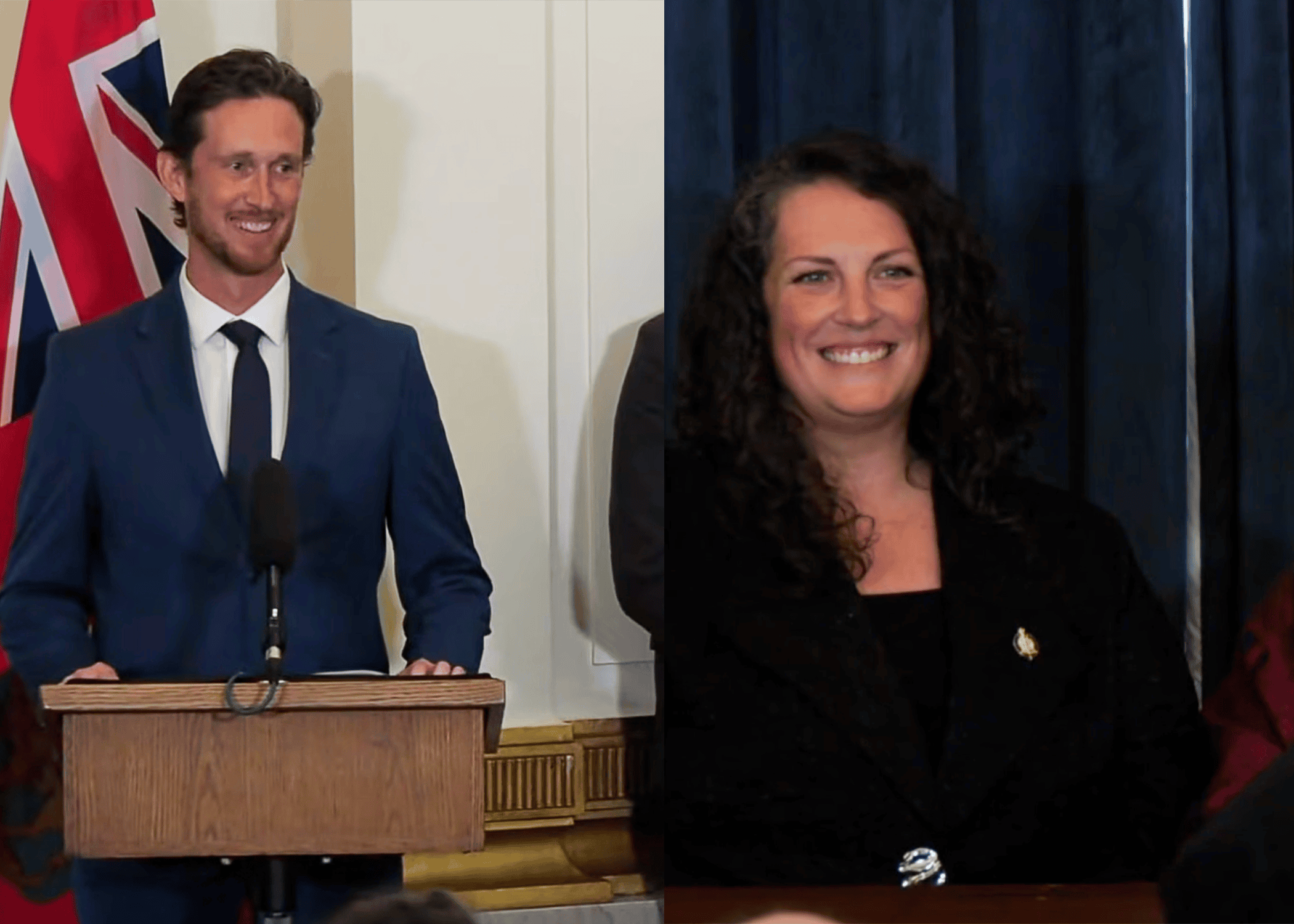 David Pankratz et Carla Compton.