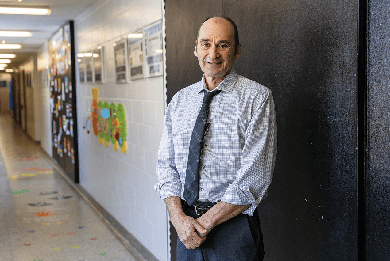 Bernard Lesage est président de la Commission scolaire franco-manitobaine (CSFM).