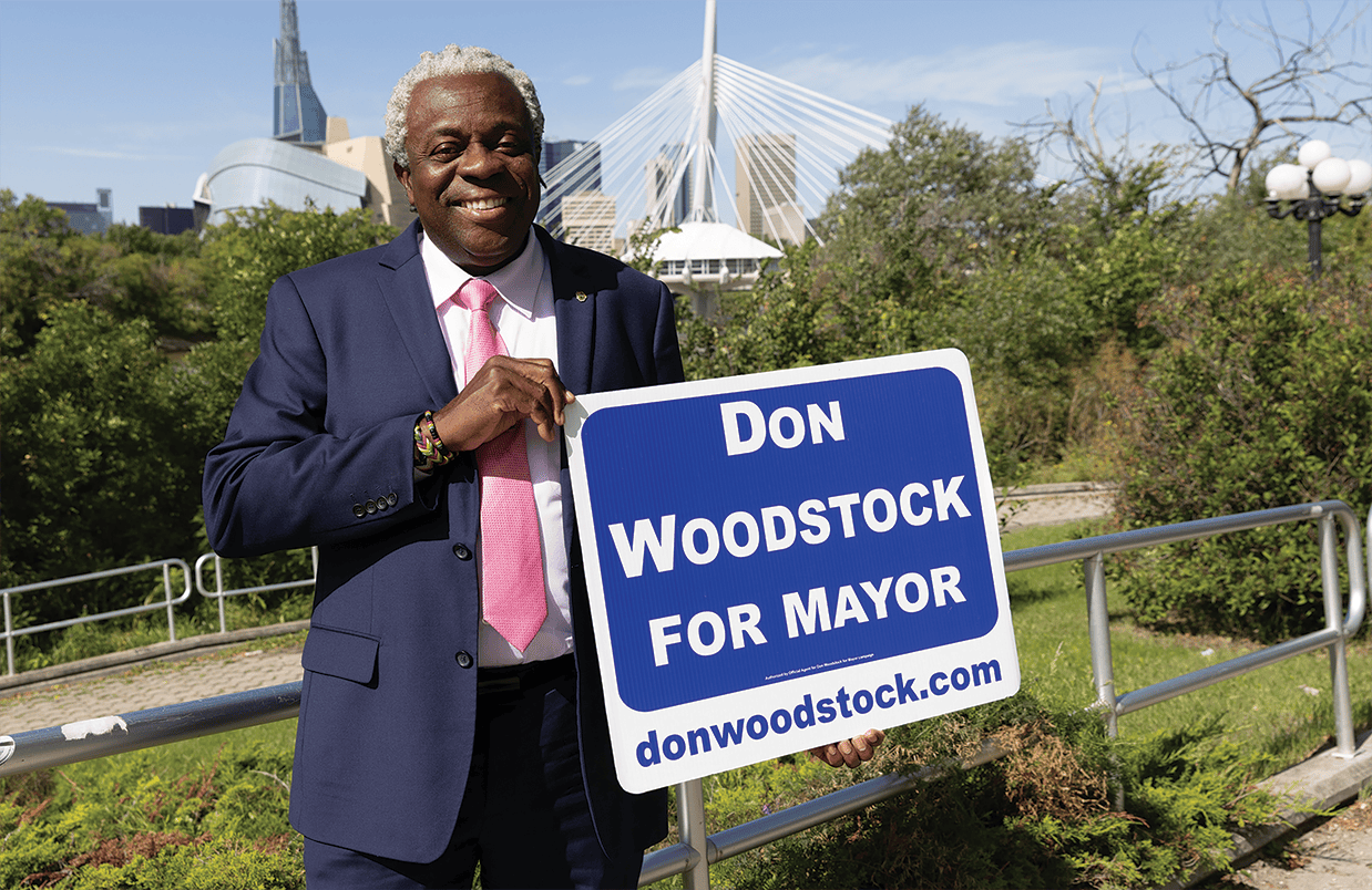 Pour une troisième fois consécutive, Don Woodstock est sur la ligne de départ pour l’élection à la mairie de Winnipeg. Il affirme être mieux préparé que jamais.