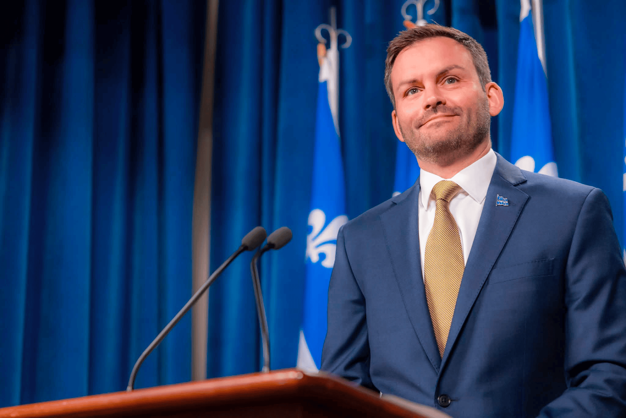 Paul St-Pierre Plamondon, chef du Parti québécois et premier ministre désigné.